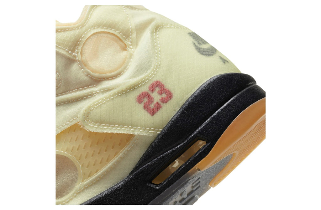 Off-White x Air Jordan 5 Sail DH8565-100