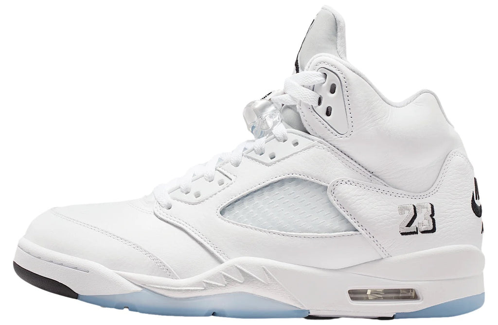 Air Jordan 5 White / Black / Metallic Silver HQ7978-103