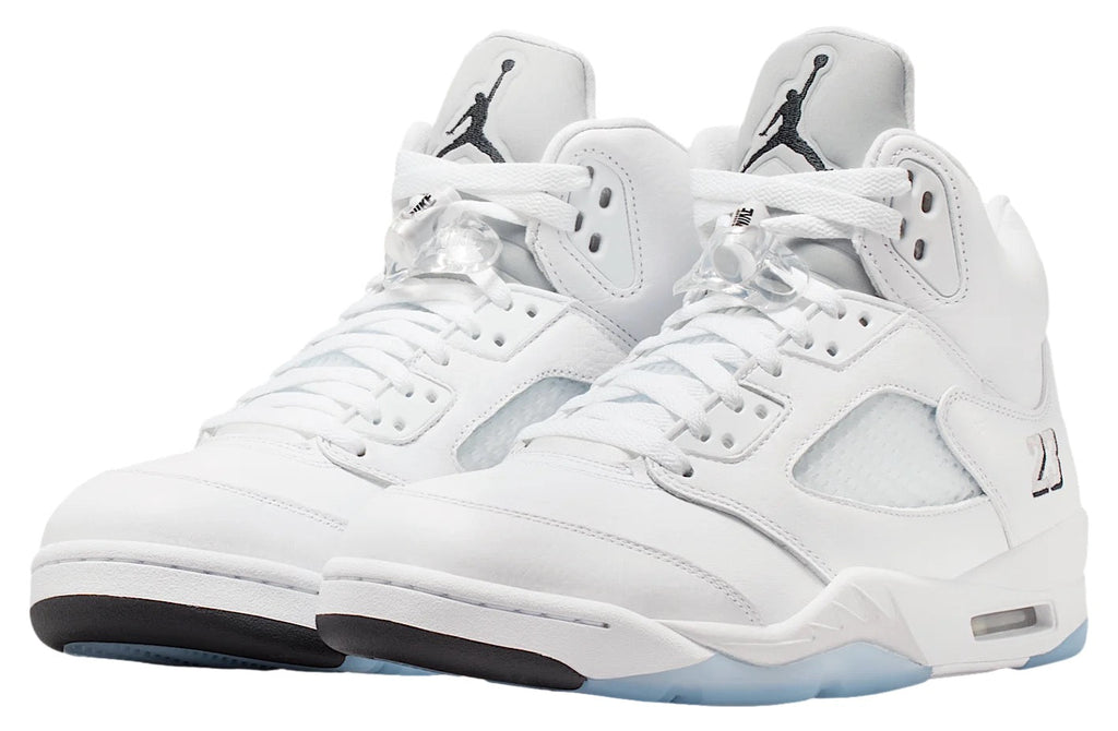Air Jordan 5 White / Black / Metallic Silver HQ7978-103