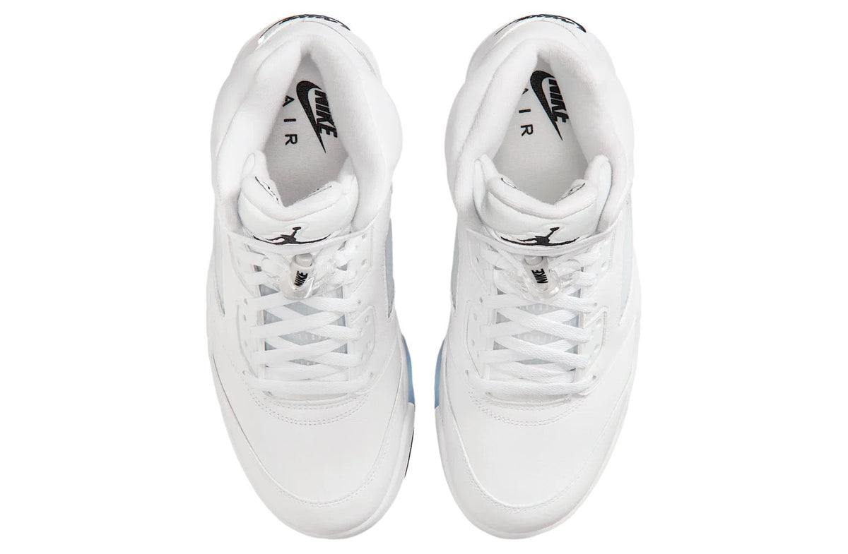 Air Jordan 5 White / Black / Metallic Silver HQ7978-103