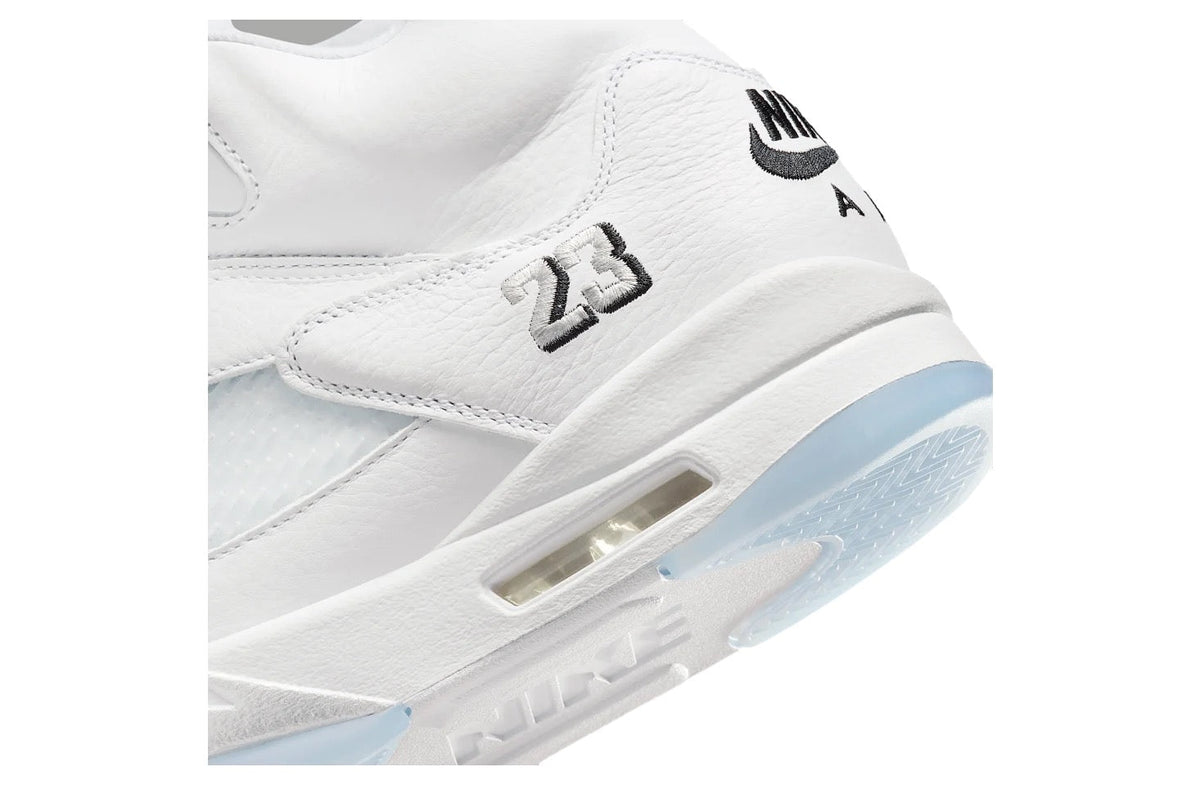 Air Jordan 5 White / Black / Metallic Silver HQ7978-103