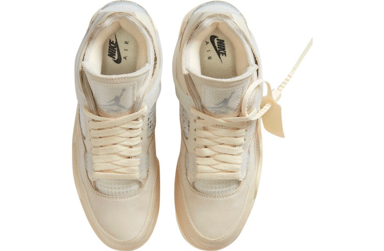 Off-White x Air Jordan 4 WMNS Sail CV9388-100