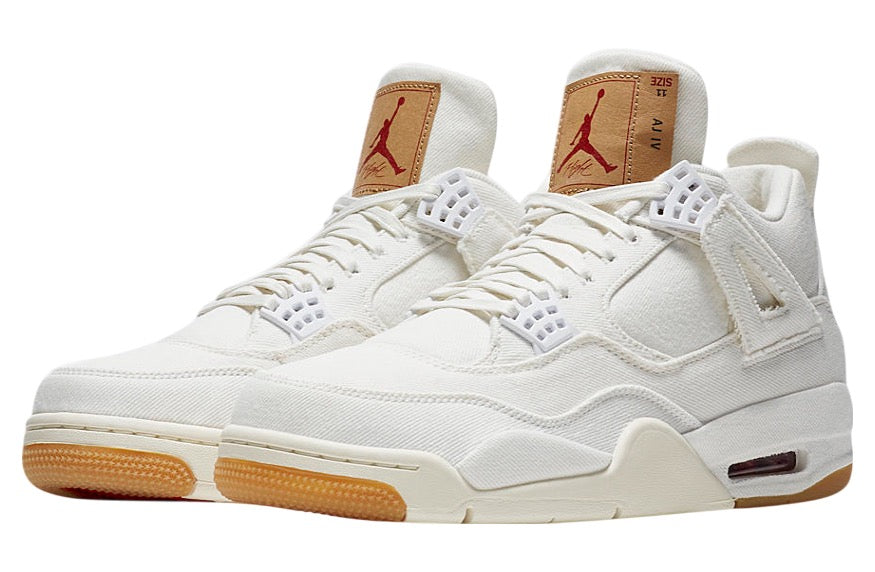 Levi's x Air Jordan 4 White Denim AO2571-100