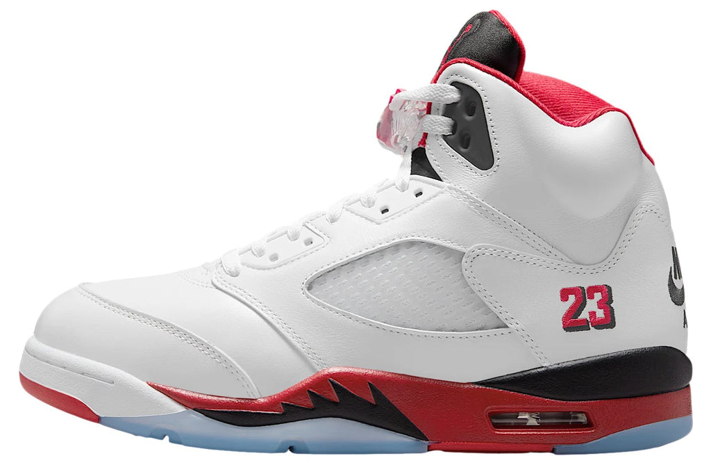 Air Jordan 5 Fire Red Black Tongue White / Fire Red HQ7978-101