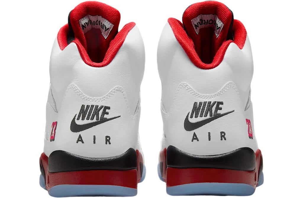 Air Jordan 5 Fire Red Black Tongue White / Fire Red HQ7978-101