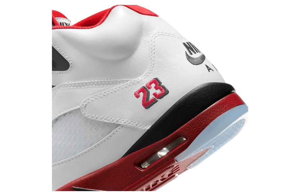 Air Jordan 5 Fire Red Black Tongue White / Fire Red HQ7978-101