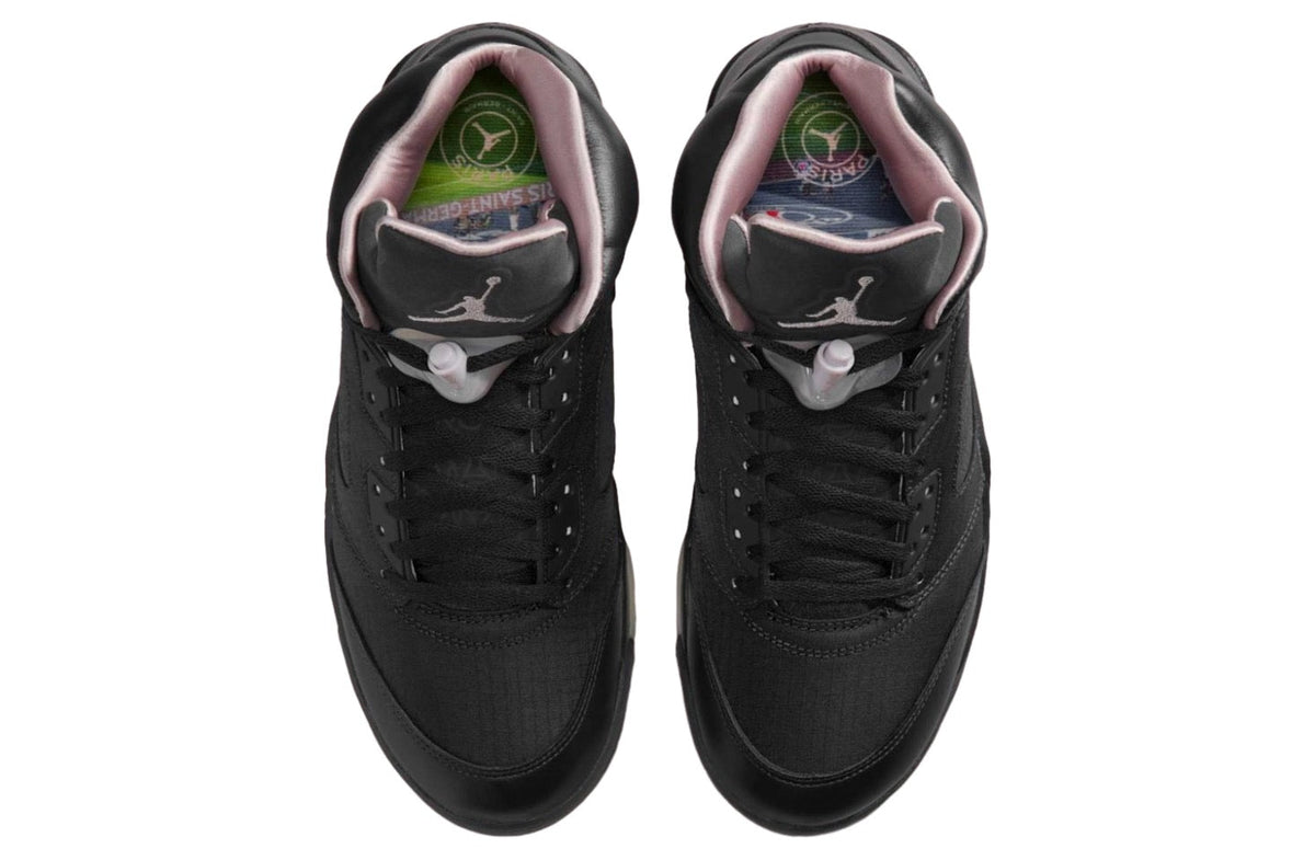 PSG x Air Jordan 5 Off Noir / Particle Rose HQ3004-001