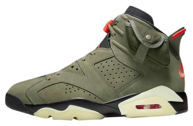Travis Scott x Air Jordan 6 Medium Olive CN1084-200
