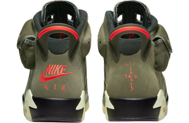 Travis Scott x Air Jordan 6 Medium Olive CN1084-200