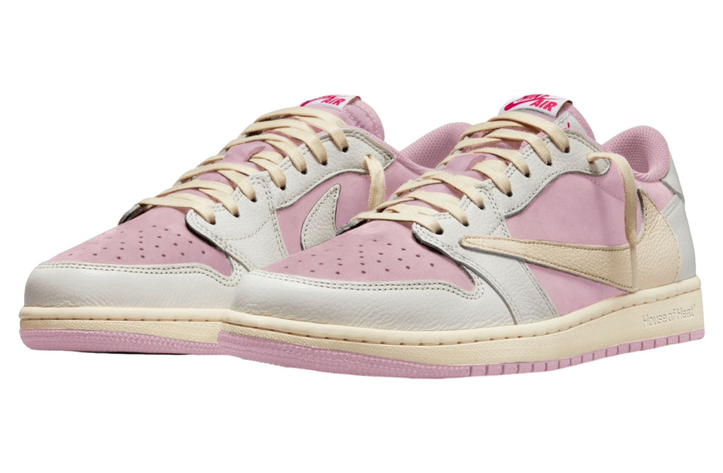 Travis Scott x Air Jordan 1 Low OG Shy Pink IQ7604-100
