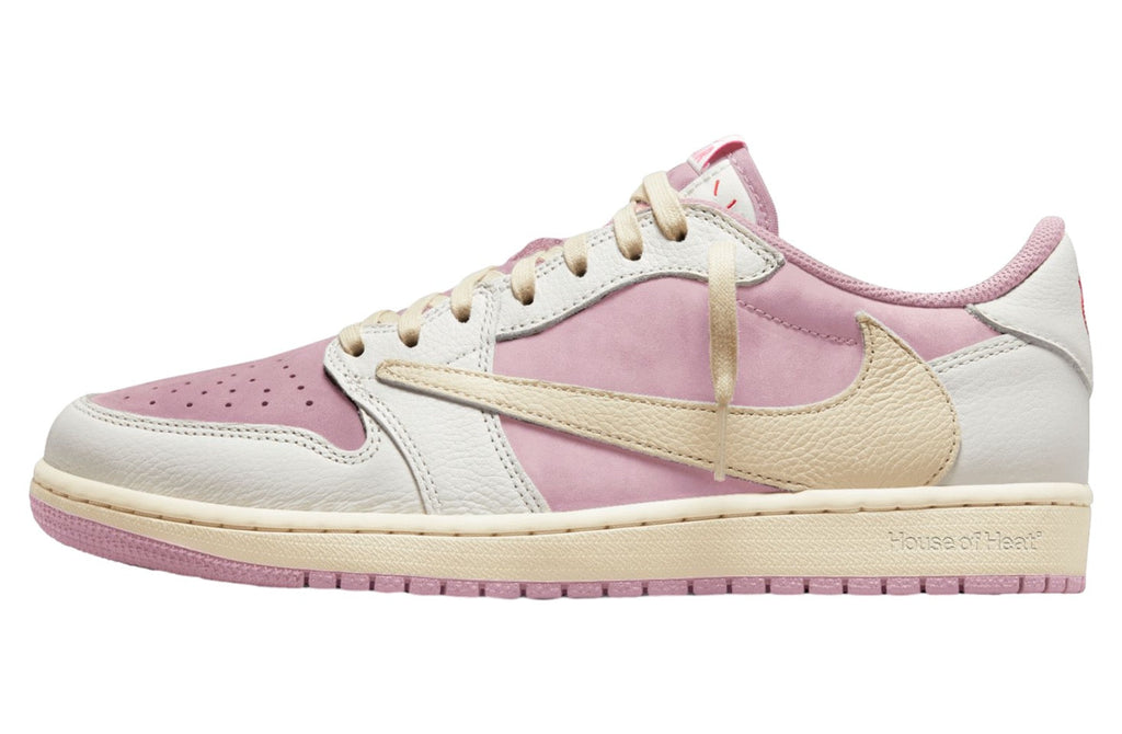 Travis Scott x Air Jordan 1 Low OG Shy Pink IQ7604-100