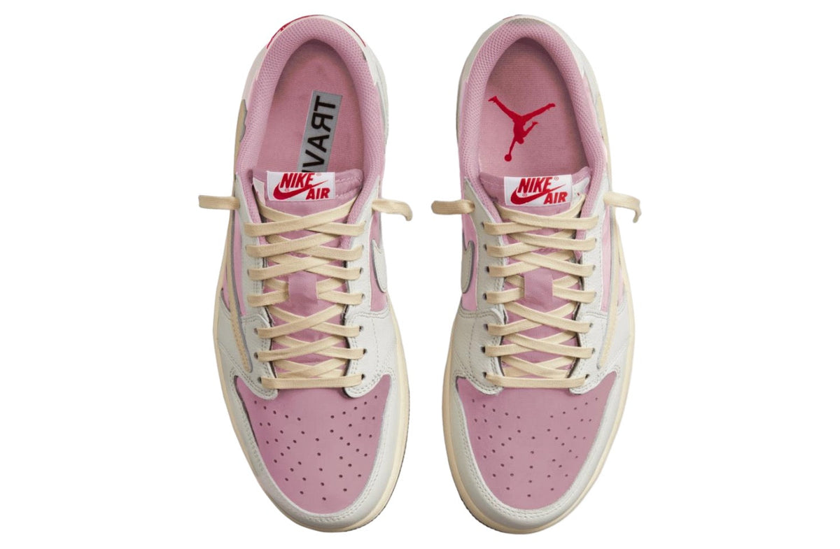 Travis Scott x Air Jordan 1 Low OG Shy Pink IQ7604-100