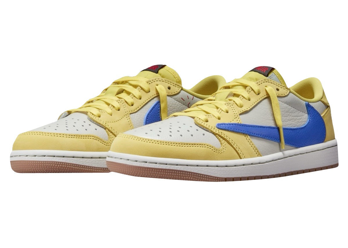 Travis Scott x Air Jordan 1 Low OG Canary DZ4137-700