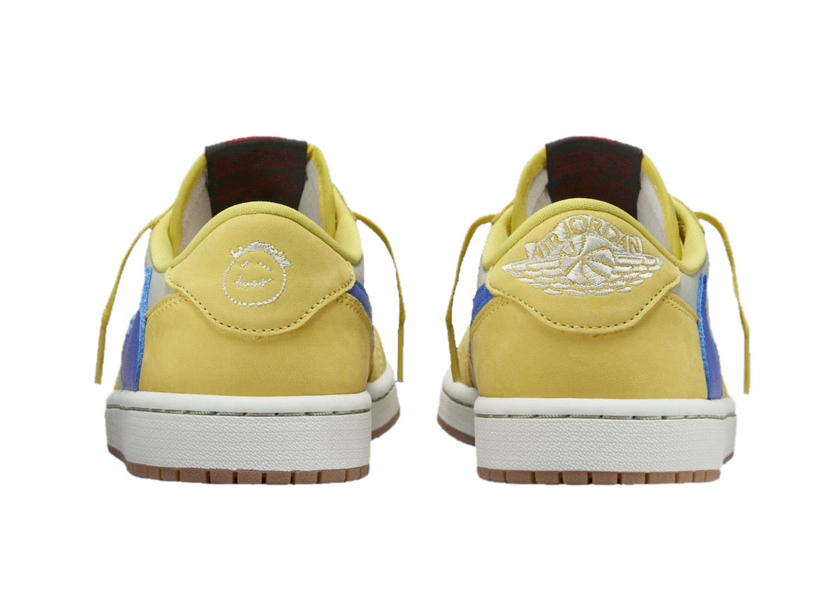 Travis Scott x Air Jordan 1 Low OG Canary DZ4137-700