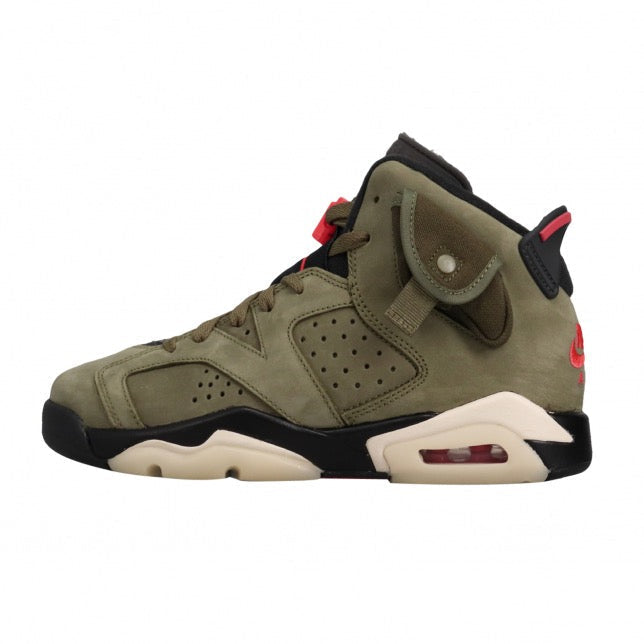 Travis Scott x Air Jordan 6 GS Medium Olive