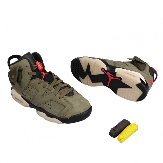 Travis Scott x Air Jordan 6 GS Medium Olive