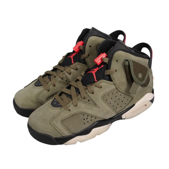 Travis Scott x Air Jordan 6 GS Medium Olive