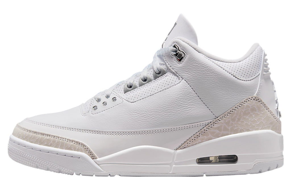 Air Jordan 3 Pure Money White / Metallic Silver CT8532-111