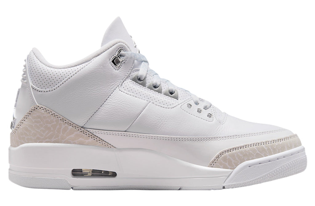 Air Jordan 3 Pure Money White / Metallic Silver CT8532-111