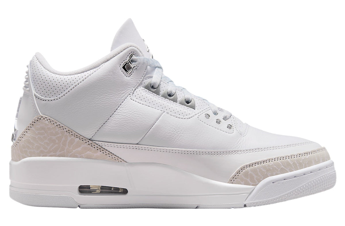 Air Jordan 3 Pure Money White / Metallic Silver CT8532-111