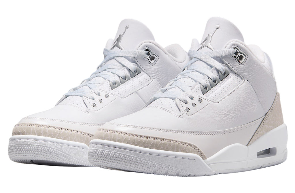 Air Jordan 3 Pure Money White / Metallic Silver CT8532-111