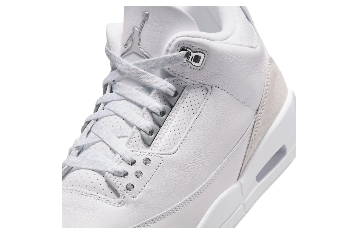 Air Jordan 3 Pure Money White / Metallic Silver CT8532-111