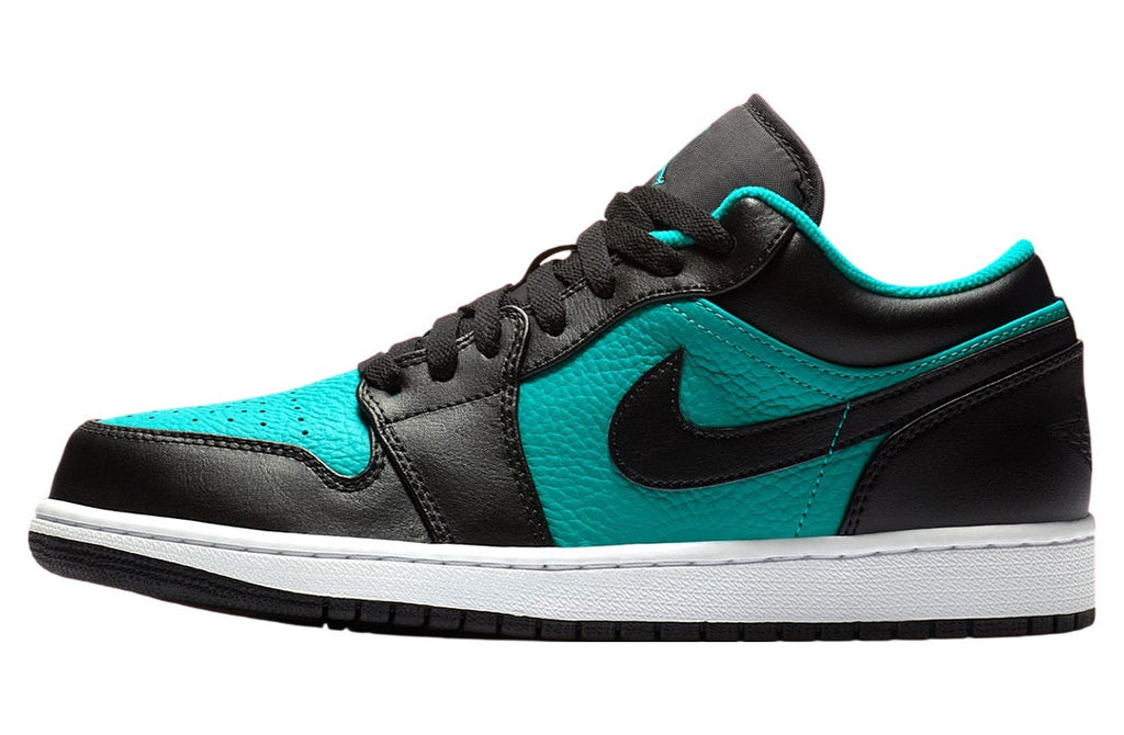 Air Jordan 1 Low Black / Aqua 553558-006