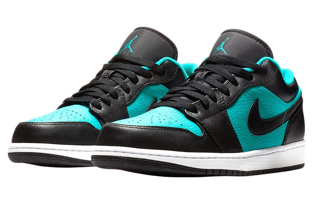 Air Jordan 1 Low Black / Aqua 553558-006