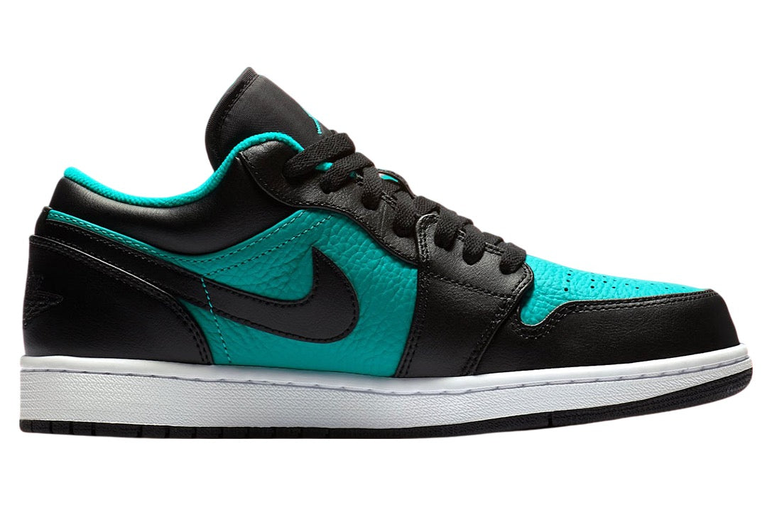 Air Jordan 1 Low Black / Aqua 553558-006