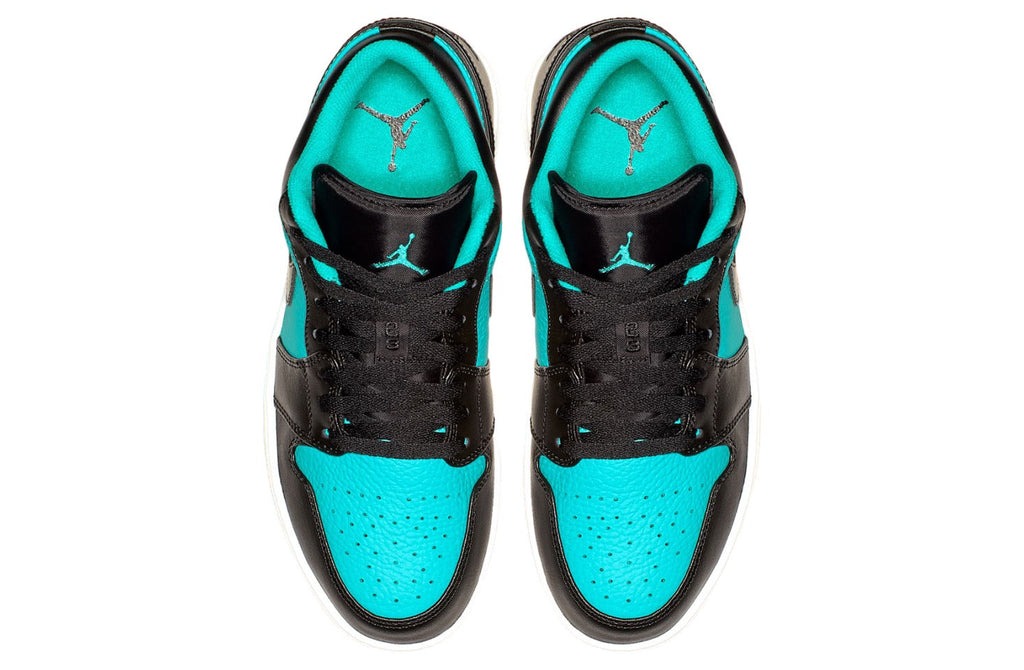 Air Jordan 1 Low Black / Aqua 553558-006