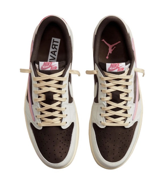 Travis Scott x Air Jordan 1 Low OG Dark Pony/Pink Oxford DZ4137-206