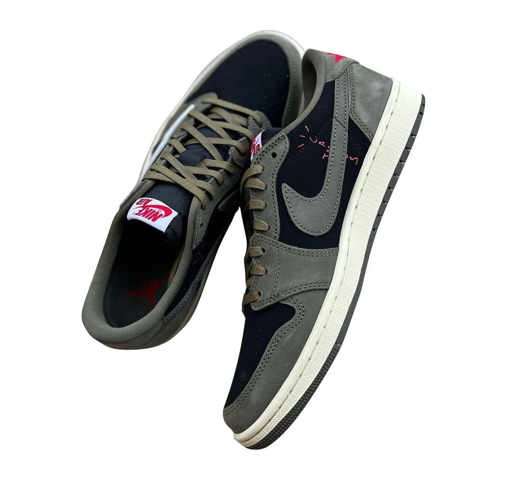 Travis Scott x Air Jordan 1 Low OG Black Olive DM7866-002