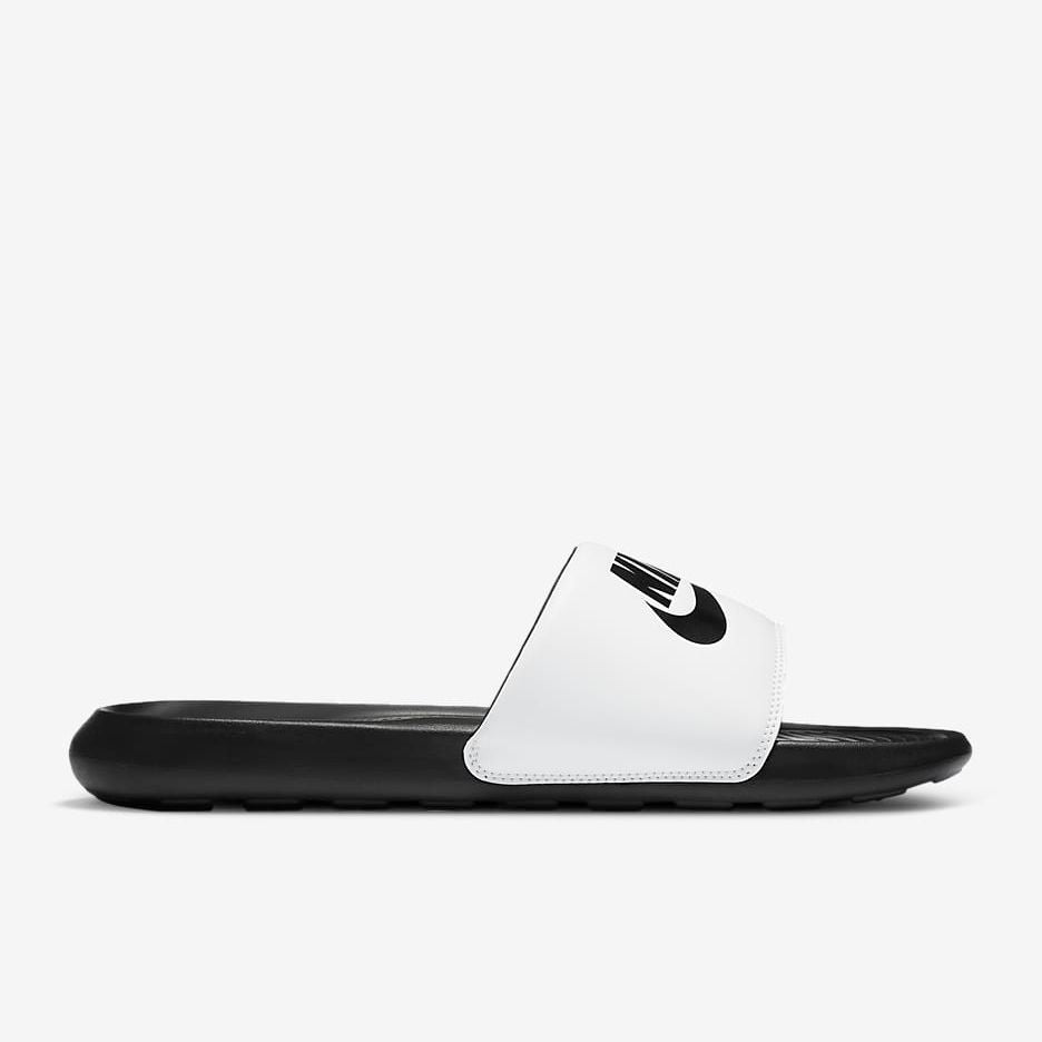 Nike Men's Victori One Slides - Black / White / Black CN9675-005