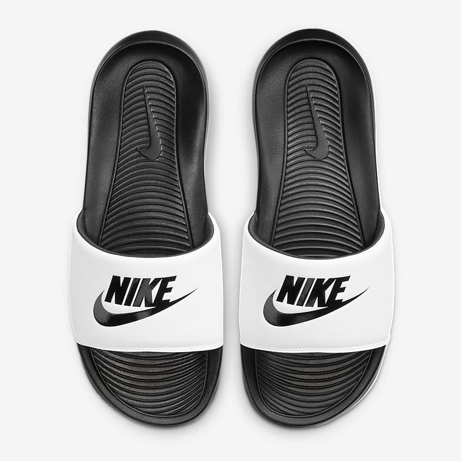 Nike Men's Victori One Slides - Black / White / Black CN9675-005