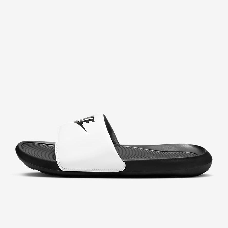 Nike Men's Victori One Slides - Black / White / Black CN9675-005