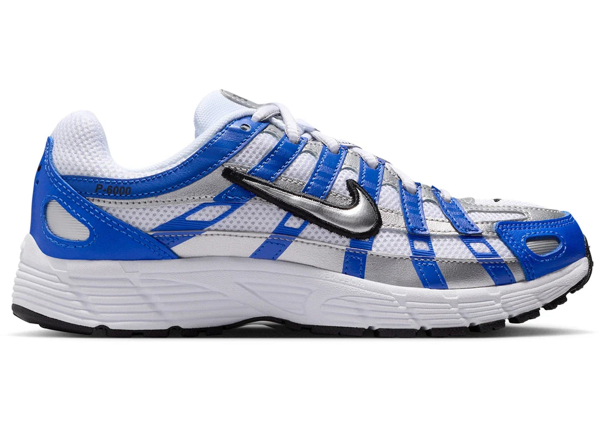 Nike P-6000 Racer Blue Metallic Silver White (GS) HV5064-402