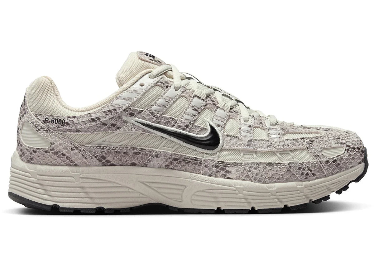 Nike P-6000 SE Snakeskin Light Bone Black (Women's) IH4451-002