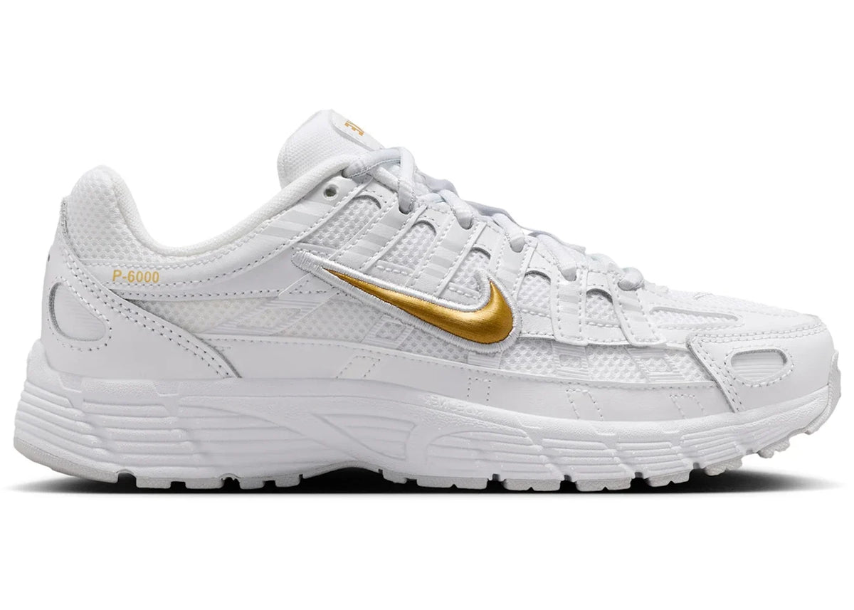 Nike P-6000 White Metallic Gold (GS) HV5064-102