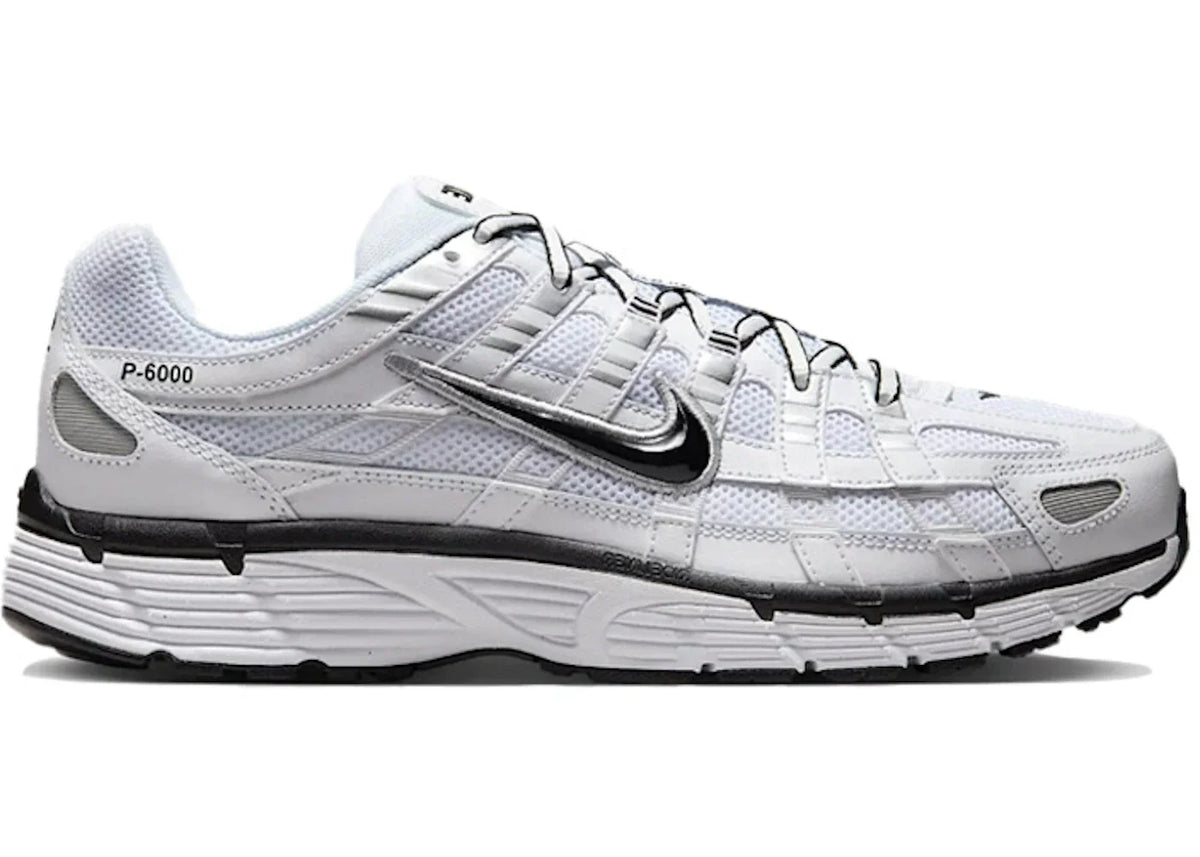 Nike P-6000 White Metallic Silver Black CD6404-107