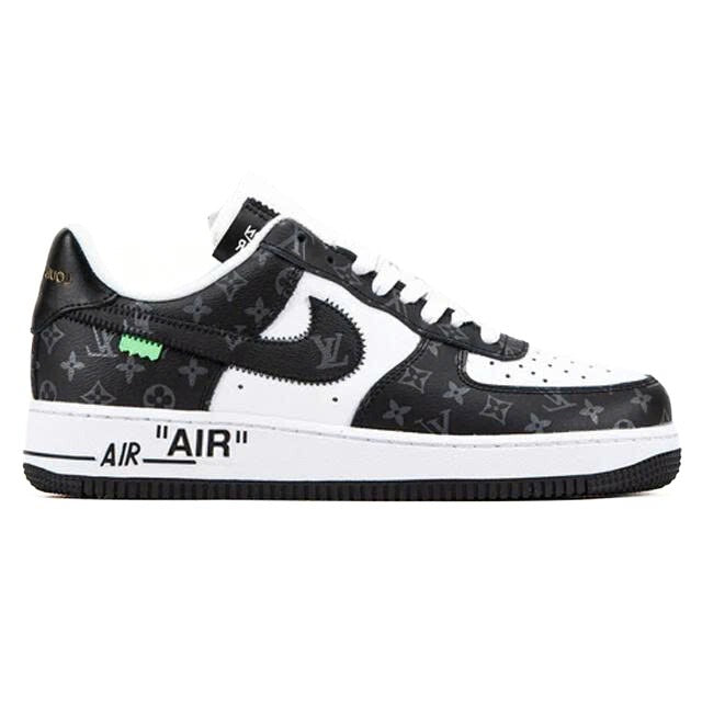 Louis Vuitton x Nike Air Force 1 Low Virgil Abloh Black White Monogram