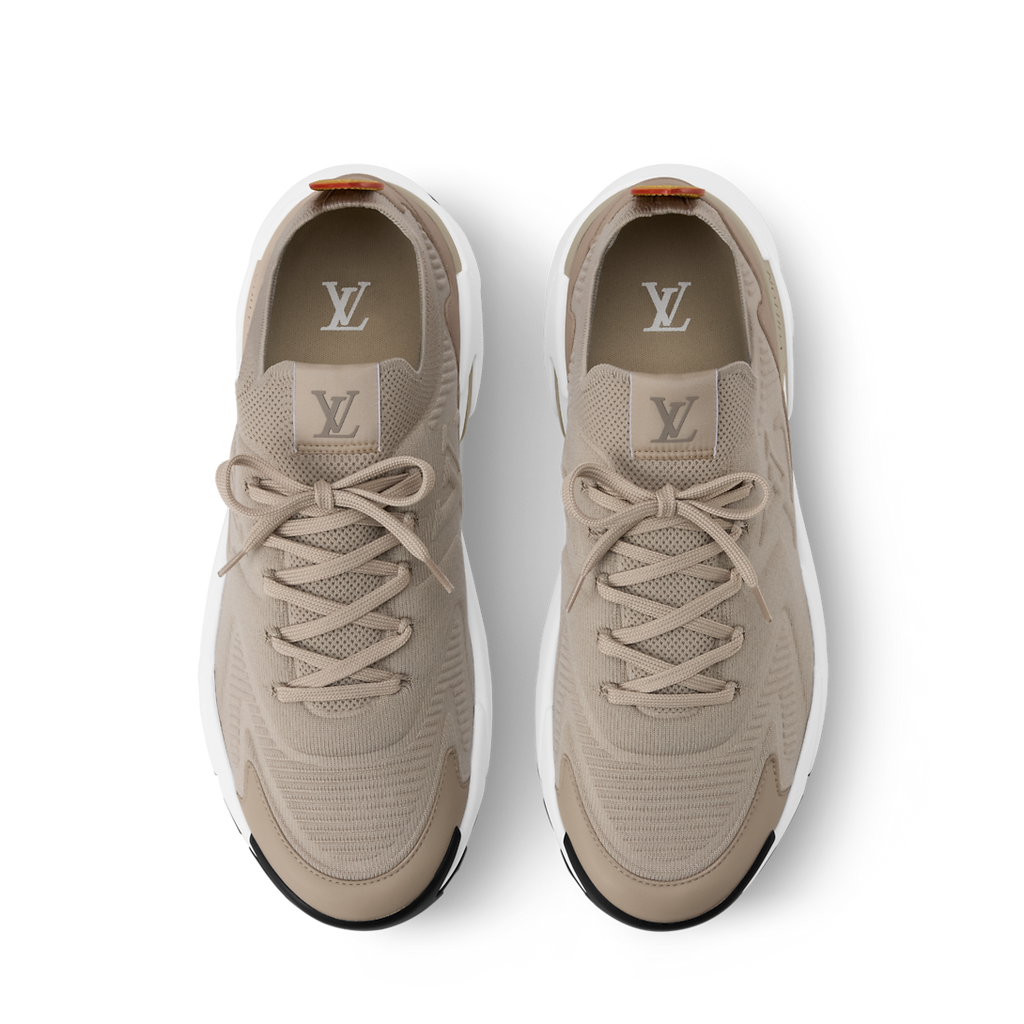 LV Tatic Knit Sneaker Beige