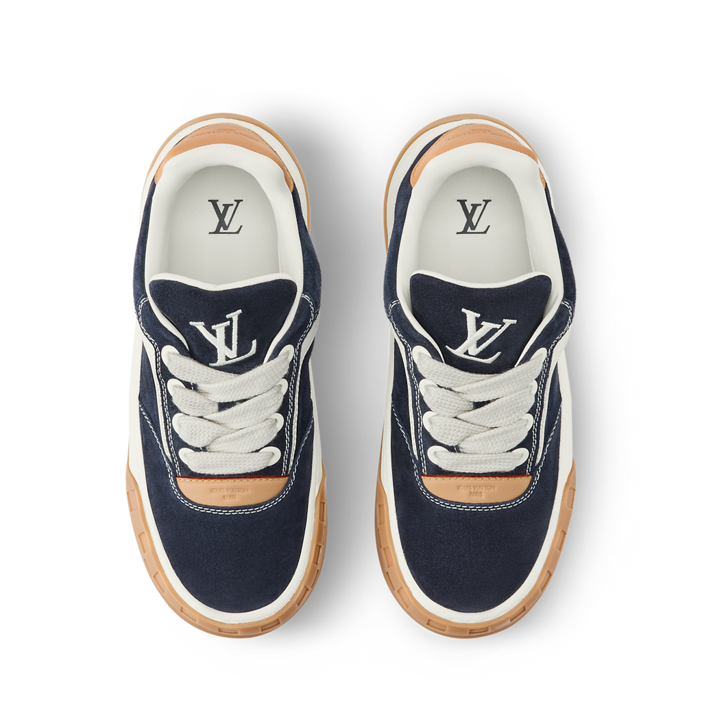 LV Tilted Sneaker Navy Blue