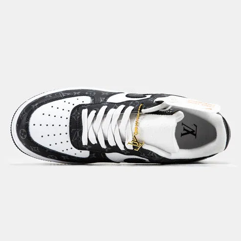 Louis Vuitton x Nike Air Force 1 Low Virgil Abloh Black White Monogram