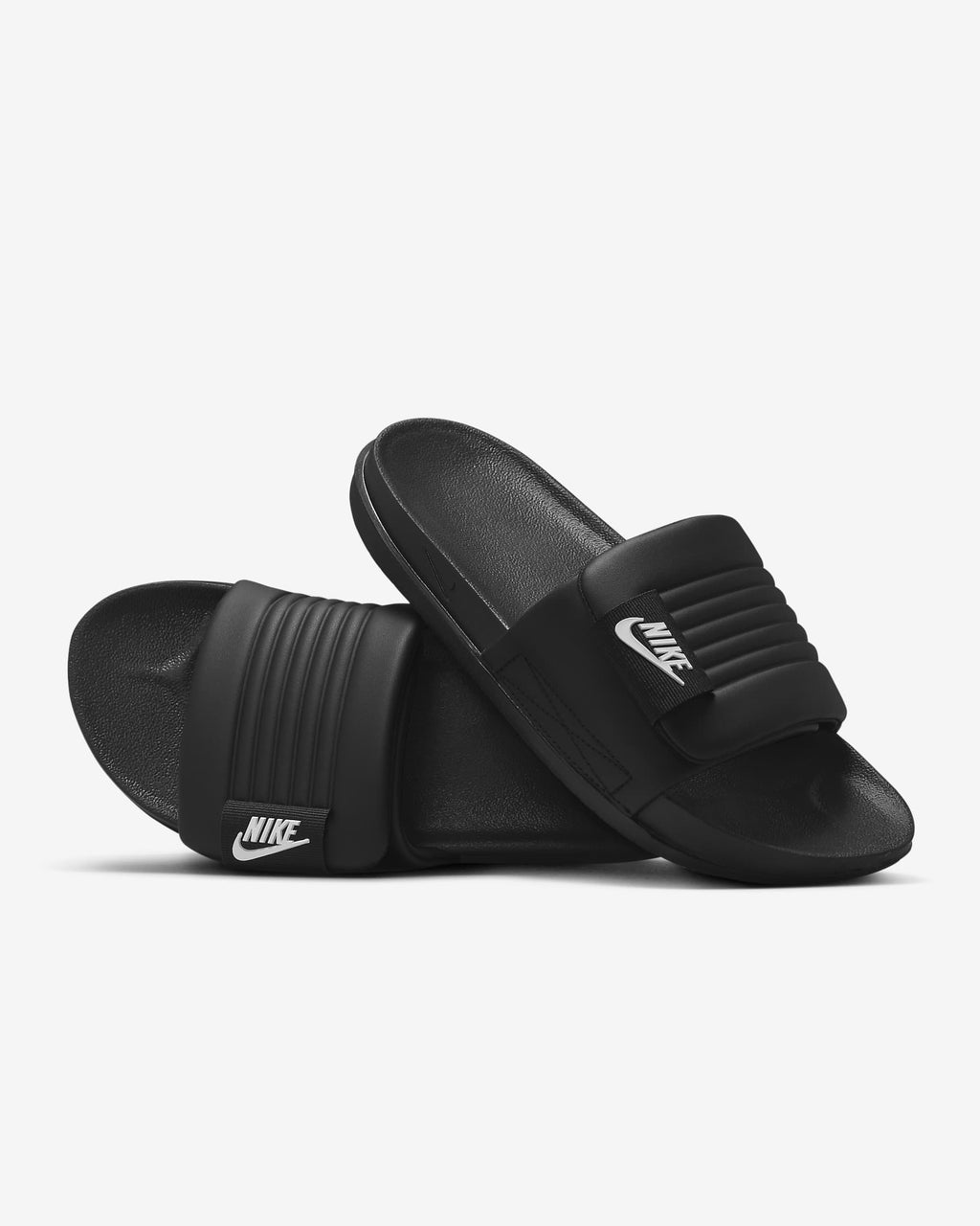 Nike Women's Offcourt Adjust Slides - Black / White DV1033-002