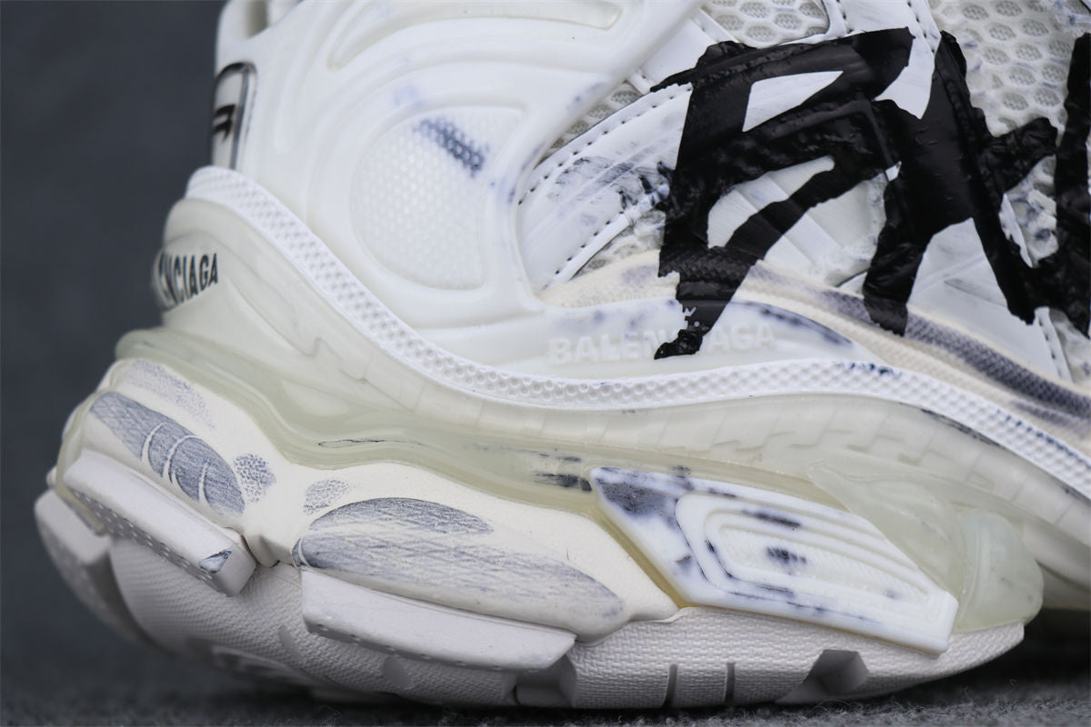 Balenciaga Wmns Runner Sneaker 'Graffiti - White Black'