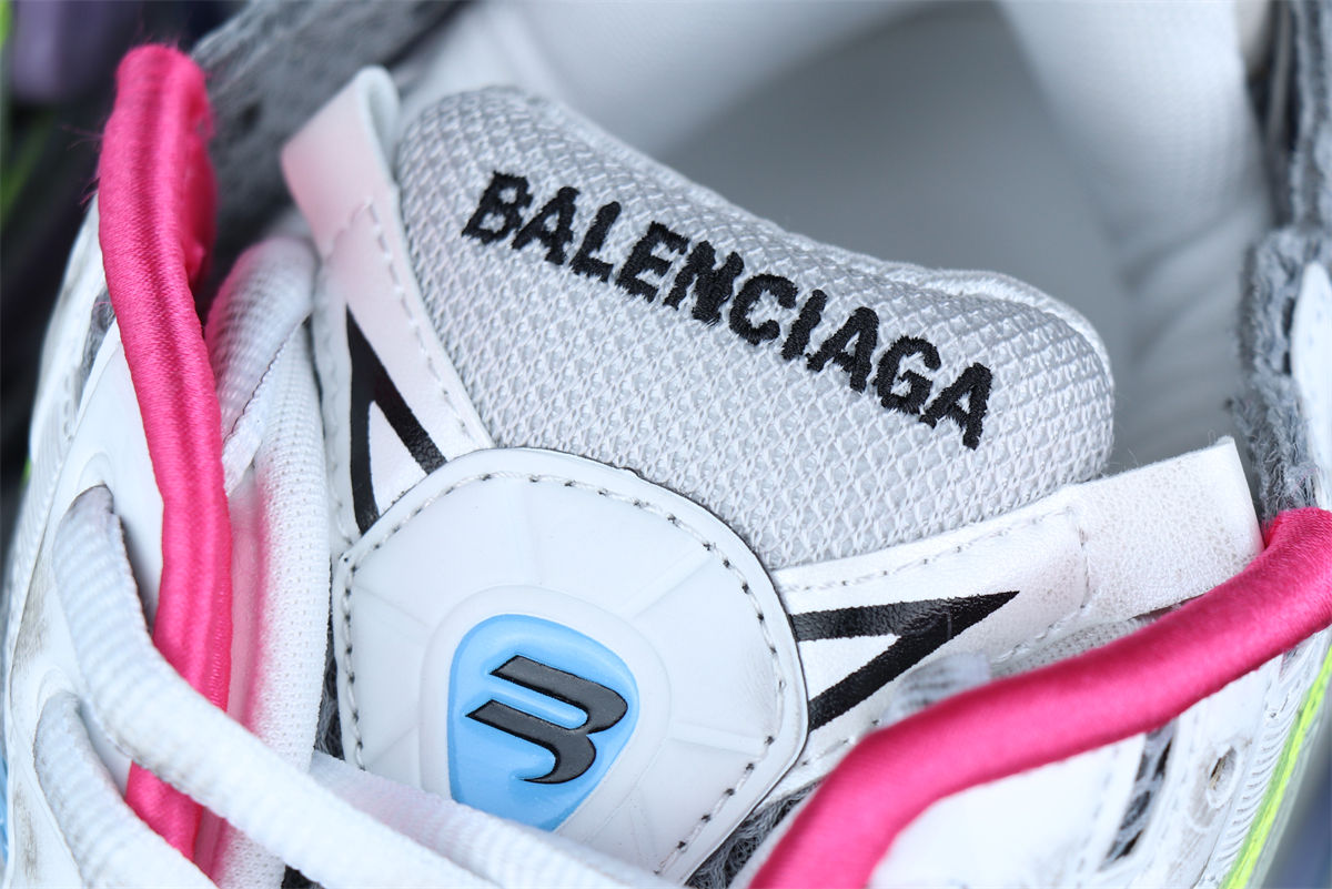 Balenciaga Runner Sneaker 'Grey Light Purple Neon Yellow'