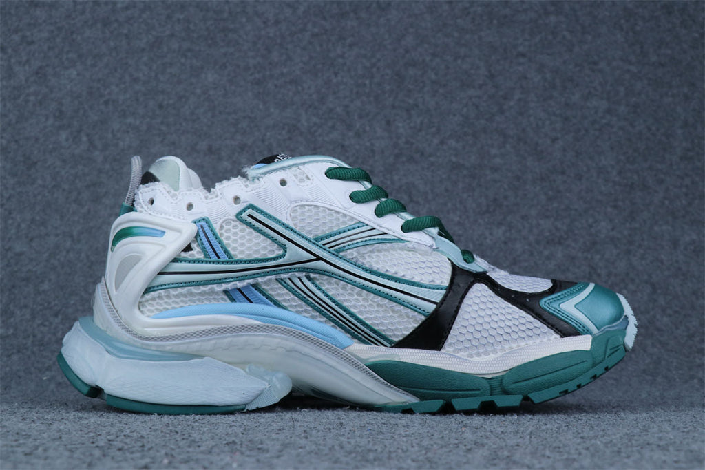 Balenciaga Wmns Runner Sneaker 'Worn-Out - White Green Blue'