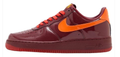 Nike Air Force 1 Low 'Patent Leather Dark Team Red Safety Orange' -601 IO4489