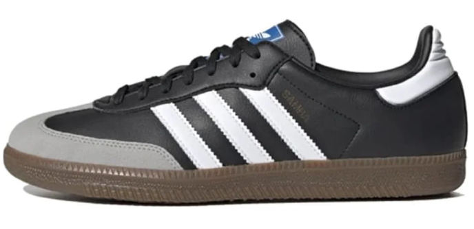 adidas Samba Vegan – Black/White/Brown H01878
