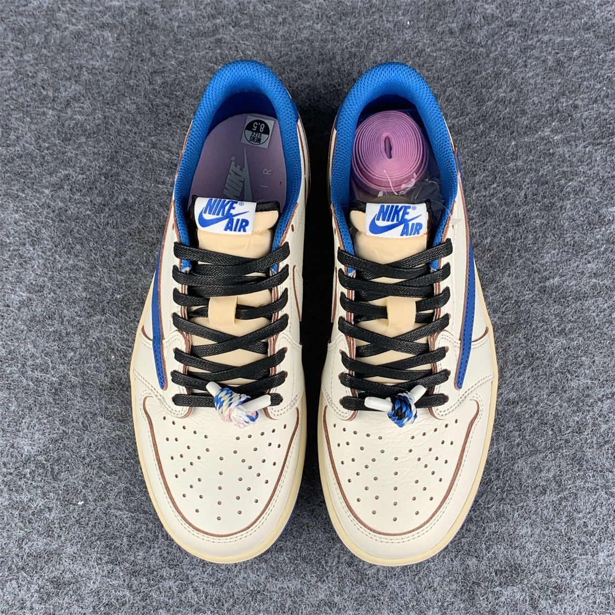 Fragment Design x Travis Scott x Air Jordan 1 Retro Low OG SP 'Sail Military Blue' (B-Grade)